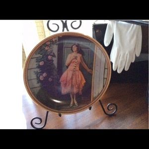 Vintage flapper  Norman Rockwell Designer Plate